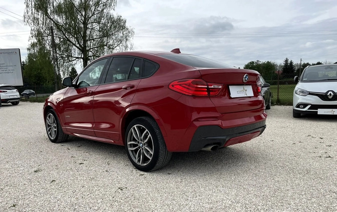 BMW X4 cena 99900 przebieg: 148271, rok produkcji 2015 z Nowy Dwór Mazowiecki małe 254